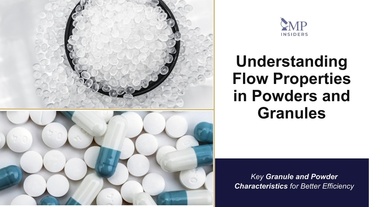 Flow Properties of Powders and Granules in Pharma Industry