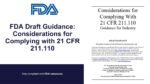 FDA Draft Guidance: Considerations for Complying with 21 CFR 211.110