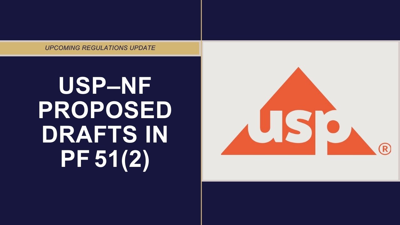 USP-NF Pharmacopeial Forum 51 - Draft proposals