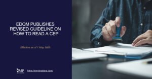 Revised EDQM Guideline on how to read a CEP