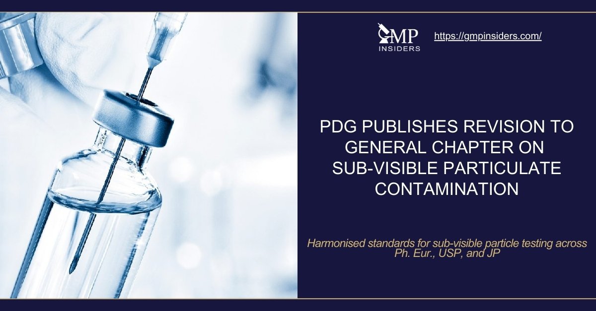 PDF revision on sub-visible particulate contamination in products