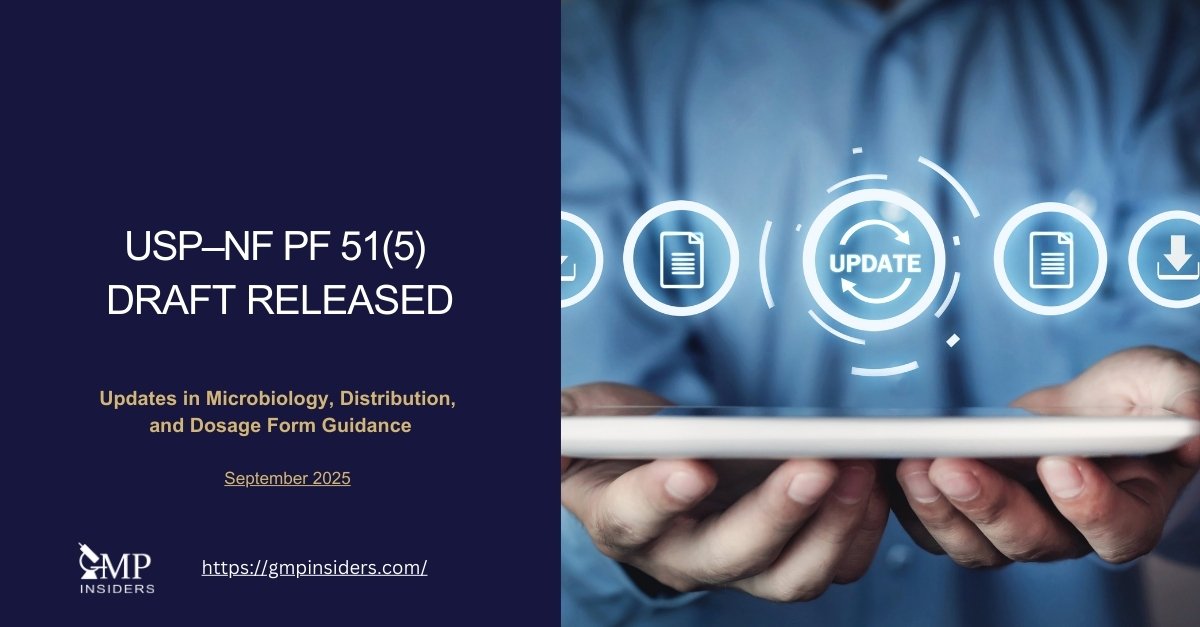 USP–NF PF 51(5) Draft RELEASED - Featured Image