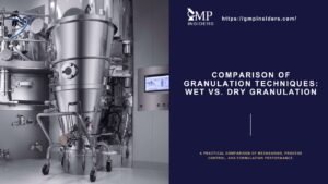 Featured image showing a high-shear granulator used in wet and dry granulation processes for pharmaceuticals.